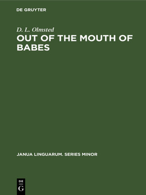 cover image of Out of the Mouth of Babes